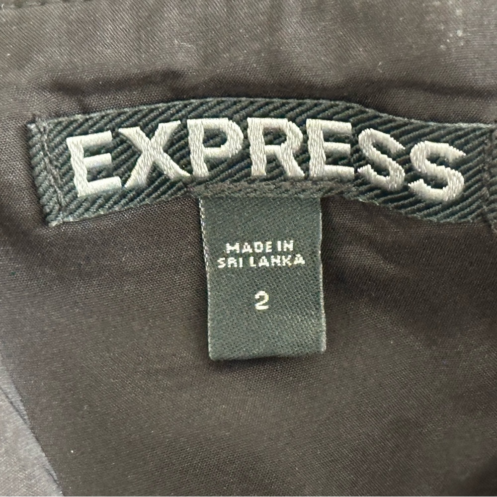 Express business black skirt